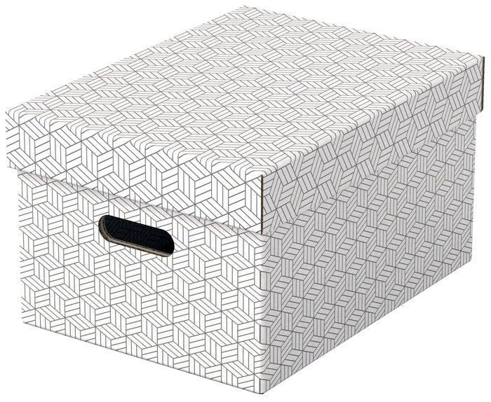 PACK 3U CAJA CARTON DECORATIVA BLANCO 365X265X205MM | LEITZ | 1 UNIDAD | 4049793072272