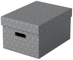 PACK 3U CAJA CARTON DECORATIVA GRIS 365X265X205 | LEITZ | 1 UNIDAD | 4049793072289