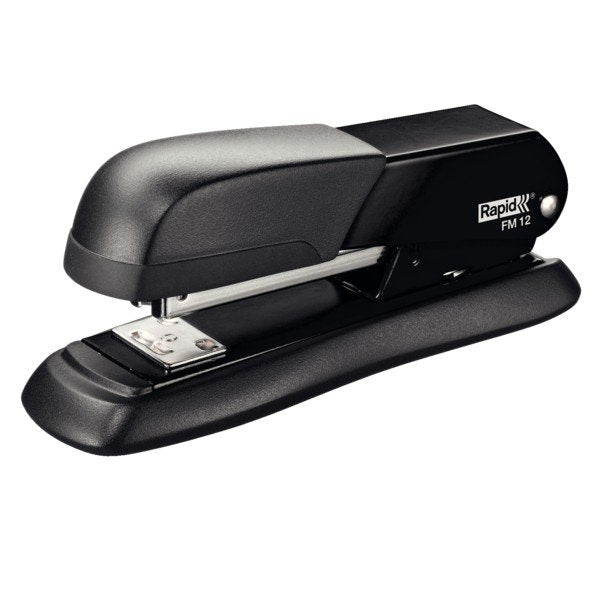 Grapadora Rapid FM12 Metalica Color Negro 24/6 y 26/6