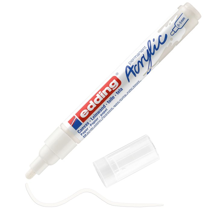 Rotulador Acrilico Edding 5100 Trazo Medio Blanco | Edding | Pack 10 Unidades Imagen principal del producto