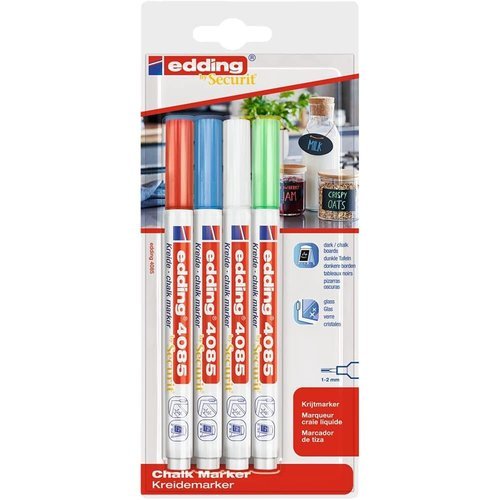 Rotulador Edding 4085 blister 4 colores básicos Imagen principal del producto