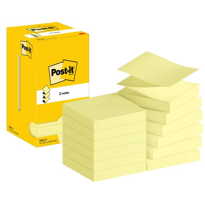 Nota Adhesiva Post-it 76x76 Amarilla Marca Post-it