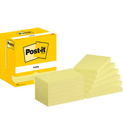 NOTA ADHESIVA POST-IT 76X127 100H AMARILLO | 1 UNIDADES | (POST-IT)