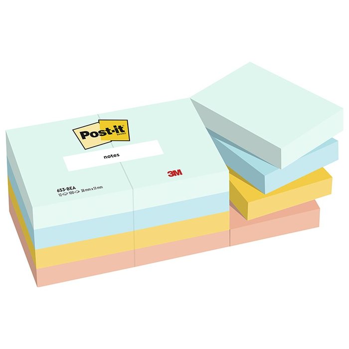 NOTA ADHESIVA POST-IT 38X51 6X100H BEACHSIDE | 1 UNIDADES | (POST-IT) Imagen principal del producto