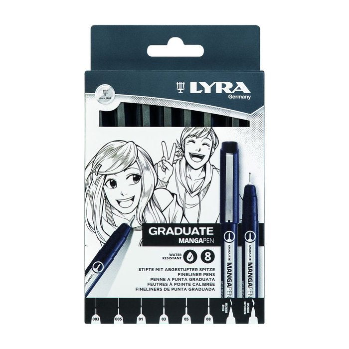 Rotulador Lyra Graduate Manga 8 Colores Surtidos Imagen principal del producto