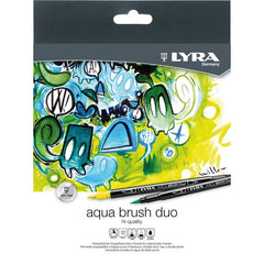Rotulador Lyra Aqua Brush Duo 12 Colores Surtidos | Lyra | Pack 1 Unidades