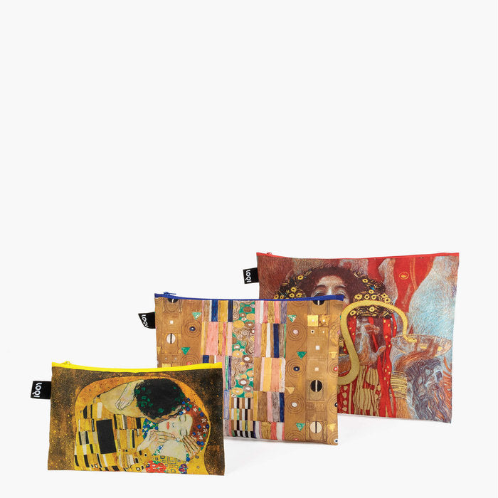 BOLSO CON CREMALLERA GUSTAV KLIMT RECICLADO | LOQI | 1 UNIDAD | 4260317653733