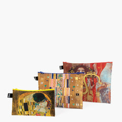 BOLSO CON CREMALLERA GUSTAV KLIMT RECICLADO | LOQI | 1 UNIDAD | 4260317653733