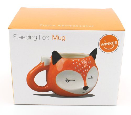 TAZA CON FORMA DE ZORRO DURMIENDO | WINKEE | 1 UNIDAD | 4260348477377 Imagen principal del producto