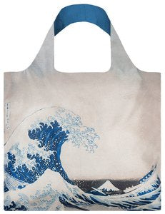 BOLSA PLEGABLE HOKUSAI THE GREAT WAVE RECYCLABLE | LOQI Imagen principal del producto