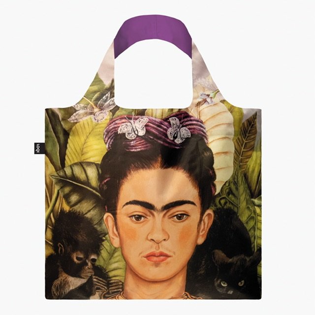 BOLSA PLEGABLE FRIDA KAHLO RECYCLED | LOQI Imagen principal del producto