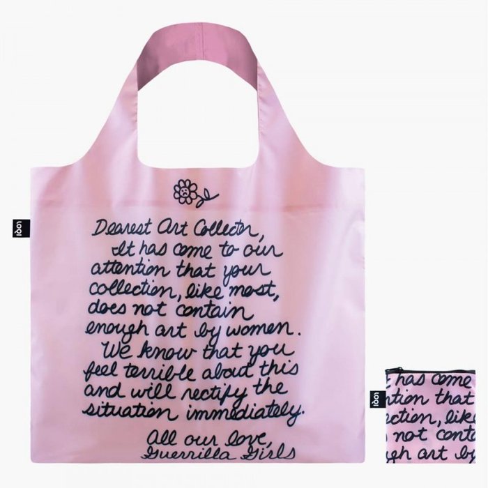 BOLSA PLEGABLE LOQI GUERRILLA GIRLS DEAREST ART COLLECTOR | LOQI Imagen principal del producto