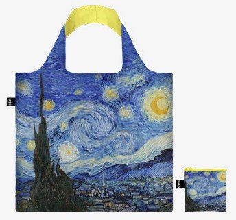 BOLSA PLEGABLE VAN GOGH NOCHE ESTRELLADA RECYCLED | LOQI Imagen principal del producto