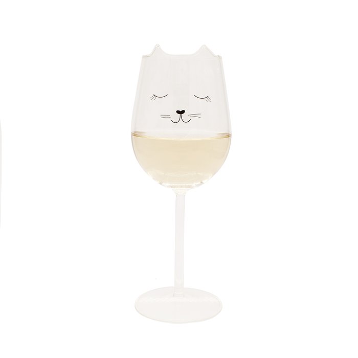 COPA DE VINO CON FORMA DE GATO | WINKEE | 1 UNIDAD | 4260767641502