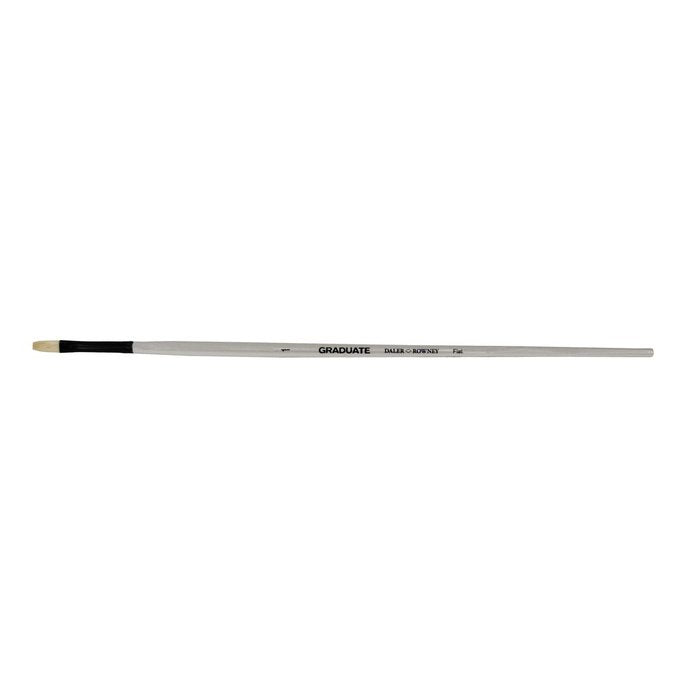 PINCEL GRADUATE PELO CERDA PLANO REDONDO Nº 6 MANGO LARGO | 3 UNIDADES | (DALER ROWNEY)