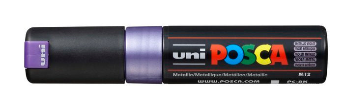 Rotulador Posca Pc-8K Violeta Metalico | Posca | Pack 6 Unidades Imagen principal del producto