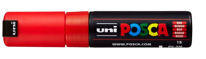 Rotulador Posca Pc-7m Rojo