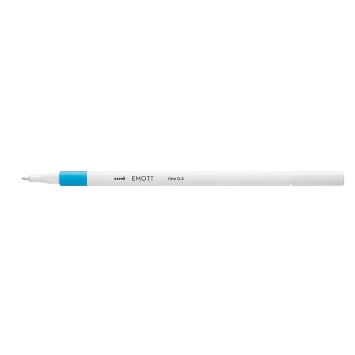 ROTULADOR UNIBALL EMOTT PEM-SY,8 AZUL CLARO | 10 UNIDADES | (UNI-BALL) Imagen principal del producto