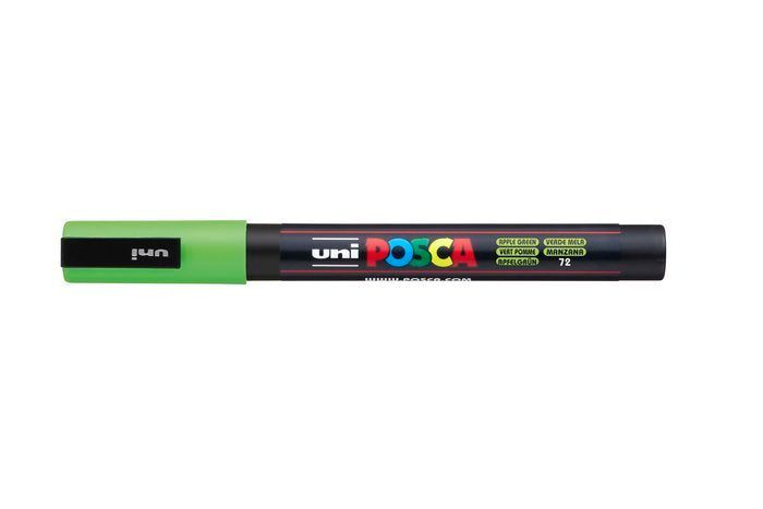 Rotulador Uni Posca Pc-3M Verde Manzana | Posca | Pack 6 Unidades Imagen principal del producto