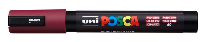Rotulador Uni Posca Pc-5M Rojo Vino | Posca | Pack 6 Unidades Imagen principal del producto