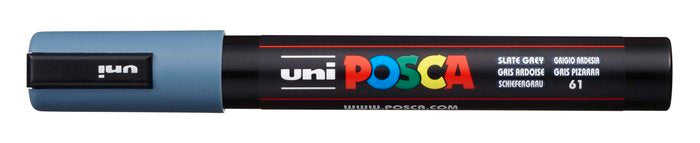 Rotulador Uni Posca Pc-5M Gris Pizarra | Posca | Pack 6 Unidades Imagen principal del producto