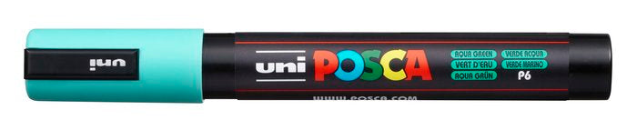 Rotulador Uni Posca Pc-5M Verde Marino | Posca | Pack 6 Unidades Imagen principal del producto