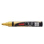 Marcador Uni Chalk Tiza Liquida 1,8-2,5 Mm Pwe-5M Oro | Uni-Ball | Pack 6 Unidades