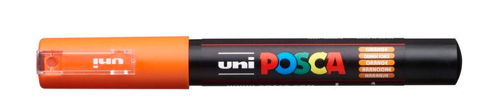 Rotulador Uni Posca Pc-1M Naranja | Posca | Pack 6 Unidades Imagen principal del producto