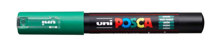 Rotulador Uni Posca Pc-1M Verde | Posca | Pack 6 Unidades Imagen principal del producto