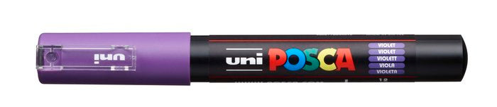 Rotulador Uni Posca Pc-1M Violeta | Posca | Pack 6 Unidades Imagen principal del producto