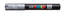 Rotulador Uni Posca Pc-1M Plata | Posca | Pack 6 Unidades
