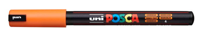 Rotulador Uni Posca Pc-1Mr Naranja | Posca | Pack 6 Unidades Imagen principal del producto