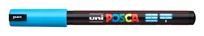 Rotulador Uni Posca Pc-1Mr Azul Claro | Posca | Pack 6 Unidades Imagen principal del producto