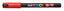 Rotulador Uni Posca Pc-1Mr Rojo | Posca | Pack 6 Unidades