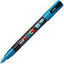 Rotulador Uni Posca Pc-3Ml Azul Claro Purpurina | Posca | Pack 6 Unidades
