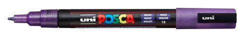 Rotulador Uni Posca Pc-3Ml Violeta Purpurina | Posca | Pack 6 Unidades Imagen secundaria del producto