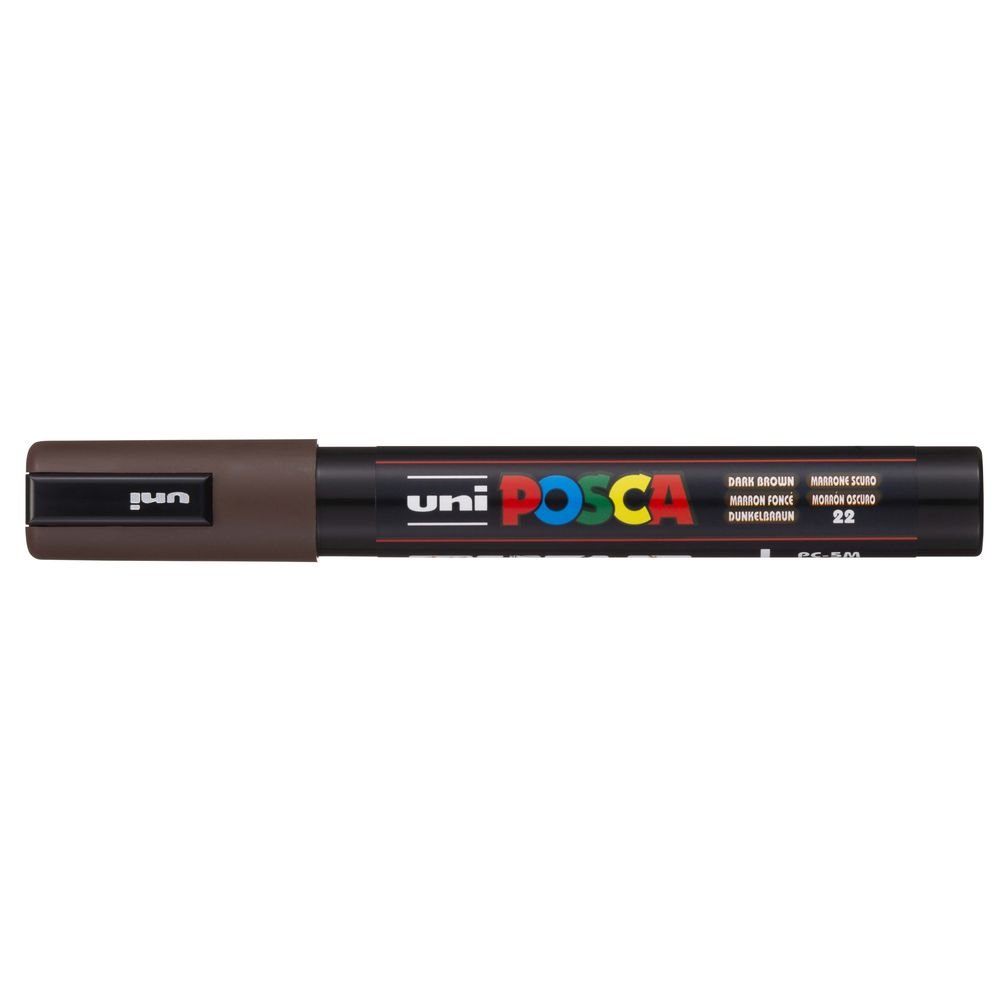 Rotulador Uni Posca Pc-5m Marrón Oscuro