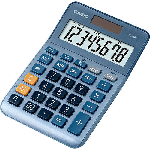 CALCULADORA CASIO DE SOBREMESA 8 DIGITOS MS-80E | 1 UNIDADES | (CASIO) Imagen principal del producto