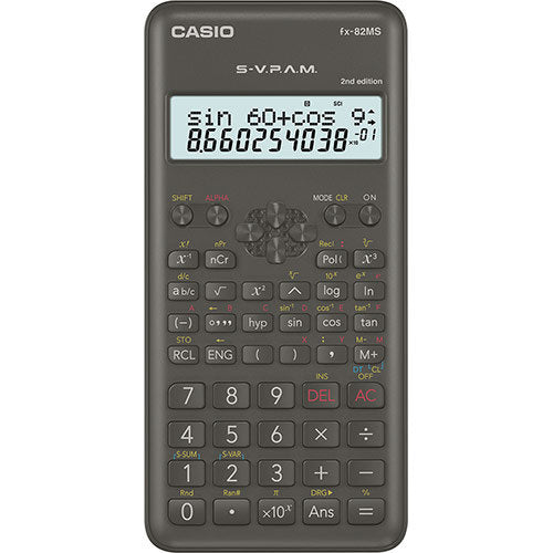 CALCULADORA CASIO CIENTIFICA FX82MS2 | 1 UNIDADES | (CASIO)