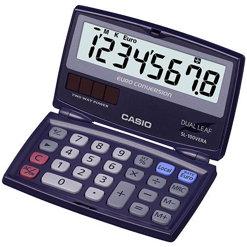 CALCULADORA CASIO SL100VER BOLSILLO | 1 UNIDADES | (CASIO)