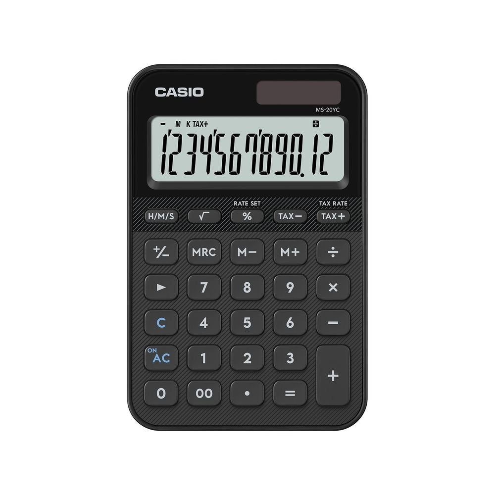 Calculadora Sobremesa 12 Dígitos Ms-20yc Negra Casio Imagen principal del producto