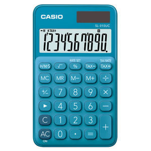 Calculadora Bolsillo Sl-310uc Color Azul