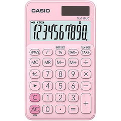 CALCULADORA CASIO BOLSILLO SL310UC ROSA PASTEL | 1 UNIDADES | (CASIO)