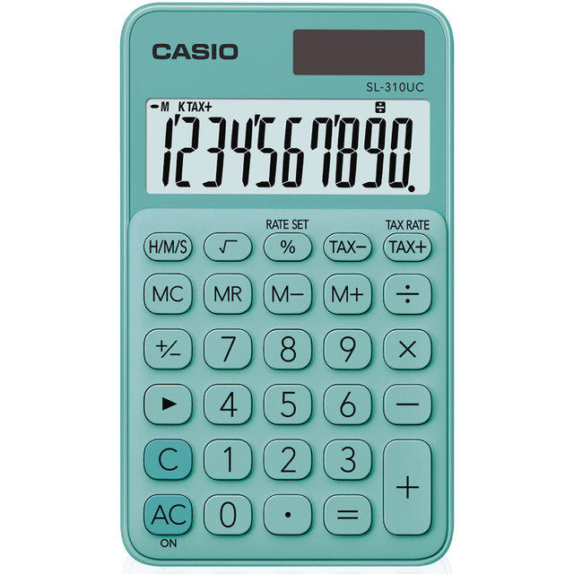 Calculadora Bolsillo Sl-310uc Color Verde Imagen principal del producto