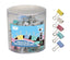 Pinzas abatibles de colores pastel de 19mm Fraga Pack 36 unidades