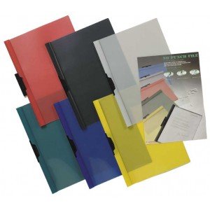 DOSSIER PP A4 PINZA METALICA AZUL | 12 UNIDADES | (DATABANK) Imagen principal del producto