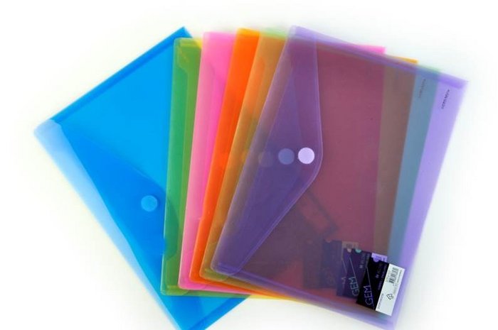 Carpetas formato sobres con velcro violeta Databank STAEDTLER