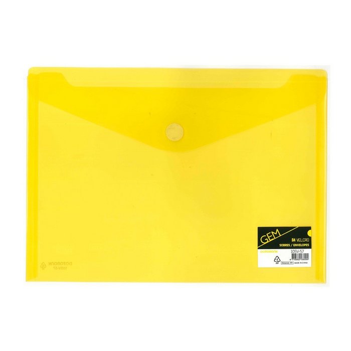 Carpetas formato sobres con velcro amarillo Staedtler Imagen principal del producto