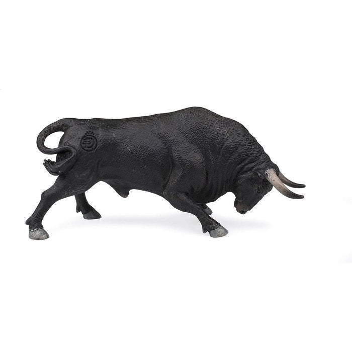 FIGURA TORO BRAVO NEGRO ZAINO EMBISTIENDO | DEQUBE | 1 UNIDAD | 4892900101019