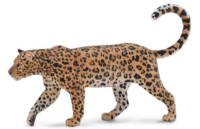 Figura Leopardo Africano Marca Deqube Juguete de Plástico Imagen principal del producto